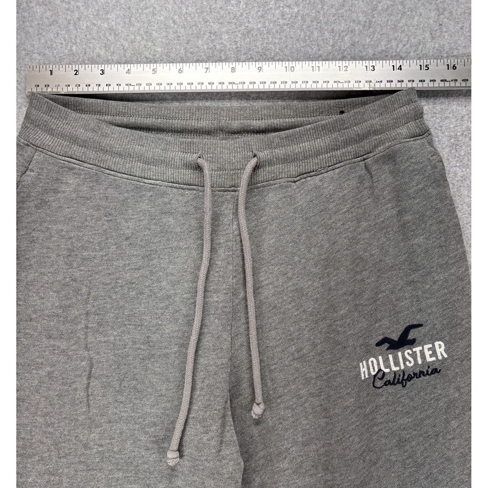 Hollister High Rise Jogger Sweatpants Gray Drawstring Pockets Lounge S Gym - Picture 10 of 12